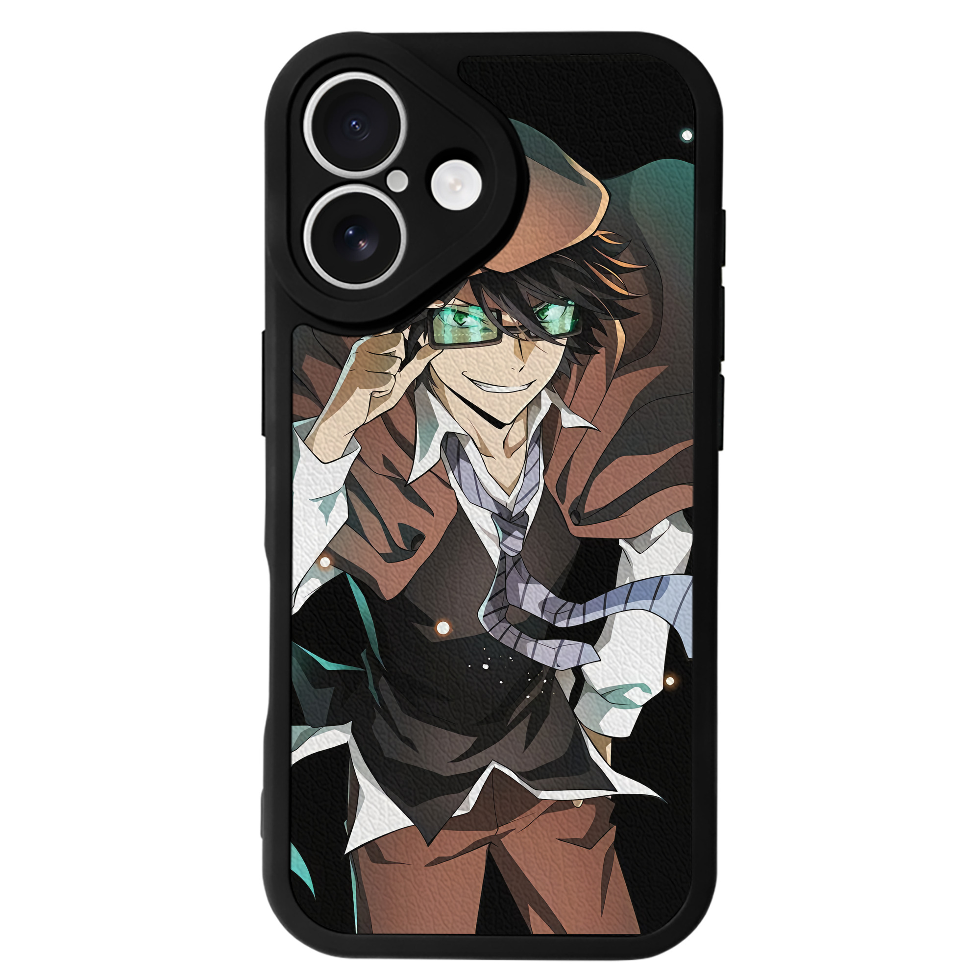 （画像用） 文豪ストレイドッグス Bungo Stray Dogs 【iPhone 16シリーズ対応】シリコンスマホケース（レザー調） 材質：シリコン
